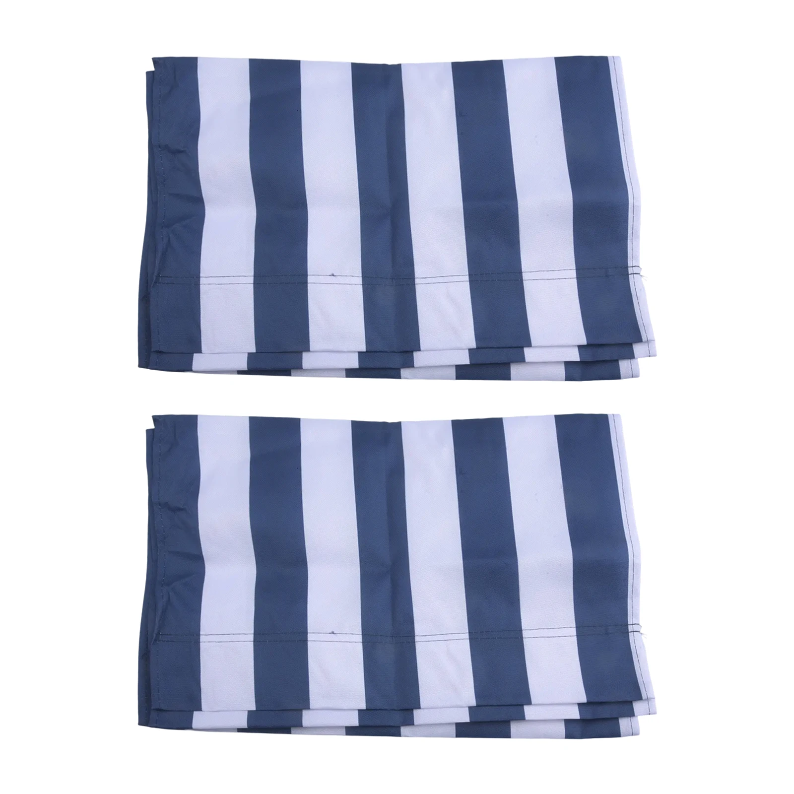 Folding Wood Deck Chair Cloth Blue White Stripes Fabric Beach Chair Seaside Sun Lounger Outdoor Garden Recliner Chair Covers