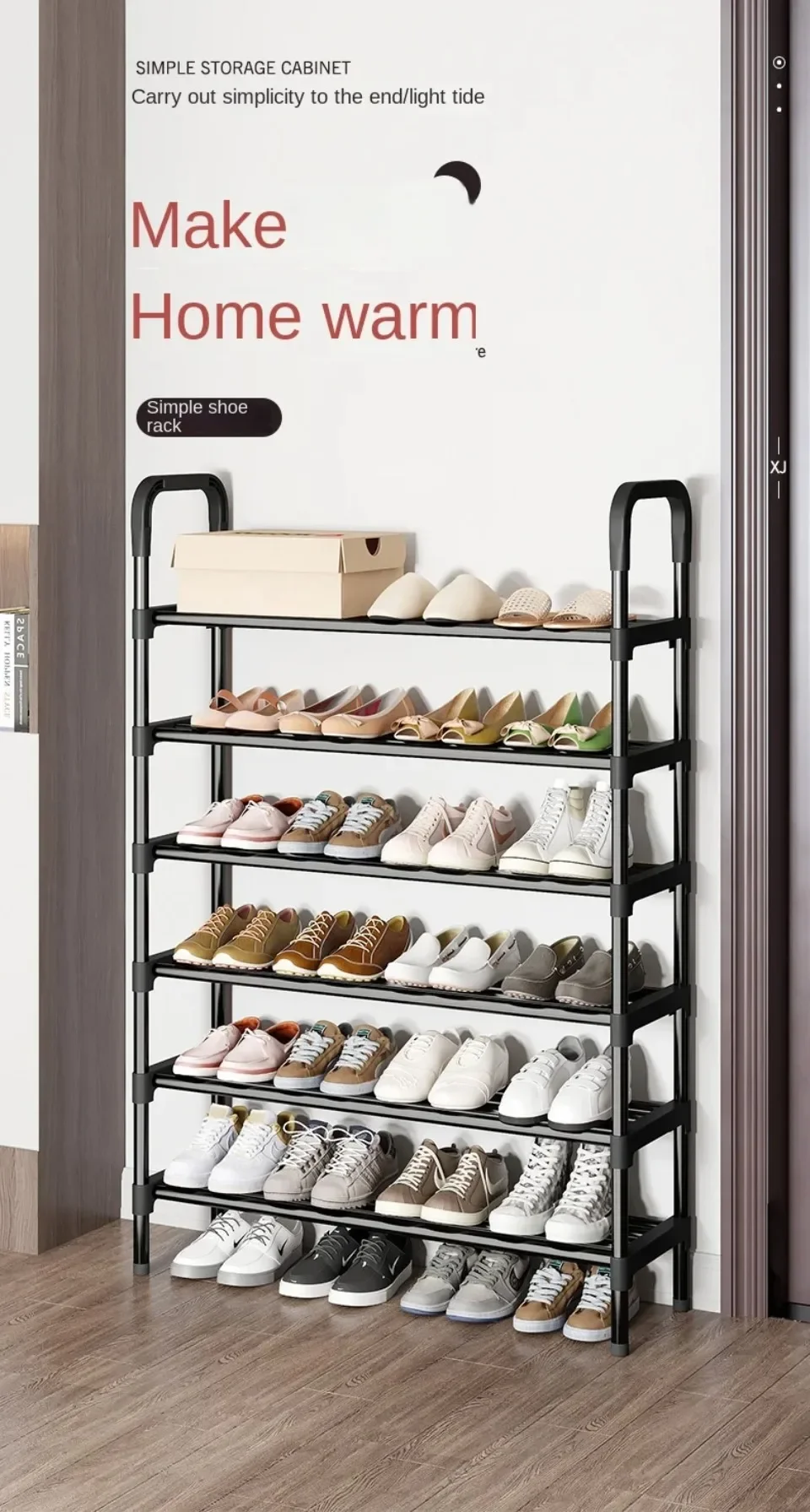 Multilaye Shoe Rack Shoes Organizer Shoerack Shoebox Shoe-Shelf Plant Shelves Metal Cabinet Shoes Organizer Cabinets Space