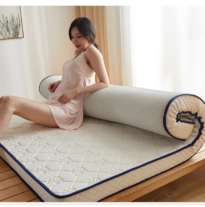 Latex Tatami Mattress Folding Floor Mat Bedroom Soft Comfortable Bed Mattress Student Dormitory Mats King Queen Twin Full Size