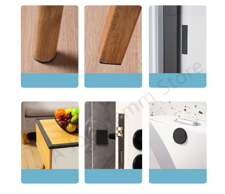 Anti-slip Eva Furniture Roll Chair Table Leg Cover Stickers Pads Self Adhesive Furniture Sliding Strip for Sofa Floor Protector
