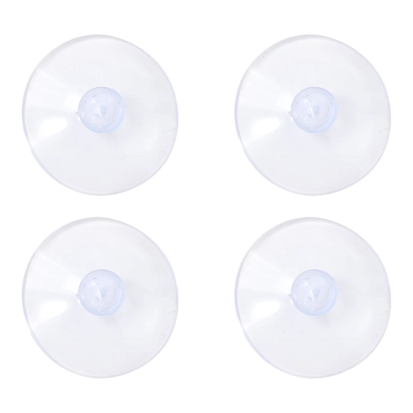 4/10PCS 55mm/50mm Mushroom Head Clear Suction Cups Thumb Nut Strong Vacuum Suckers PVC Transparent Kitchen Bathroom Wall Hooks