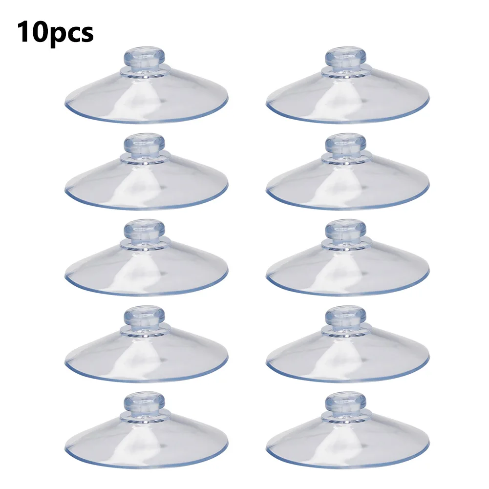 4/10PCS 55mm/50mm Mushroom Head Clear Suction Cups Thumb Nut Strong Vacuum Suckers PVC Transparent Kitchen Bathroom Wall Hooks