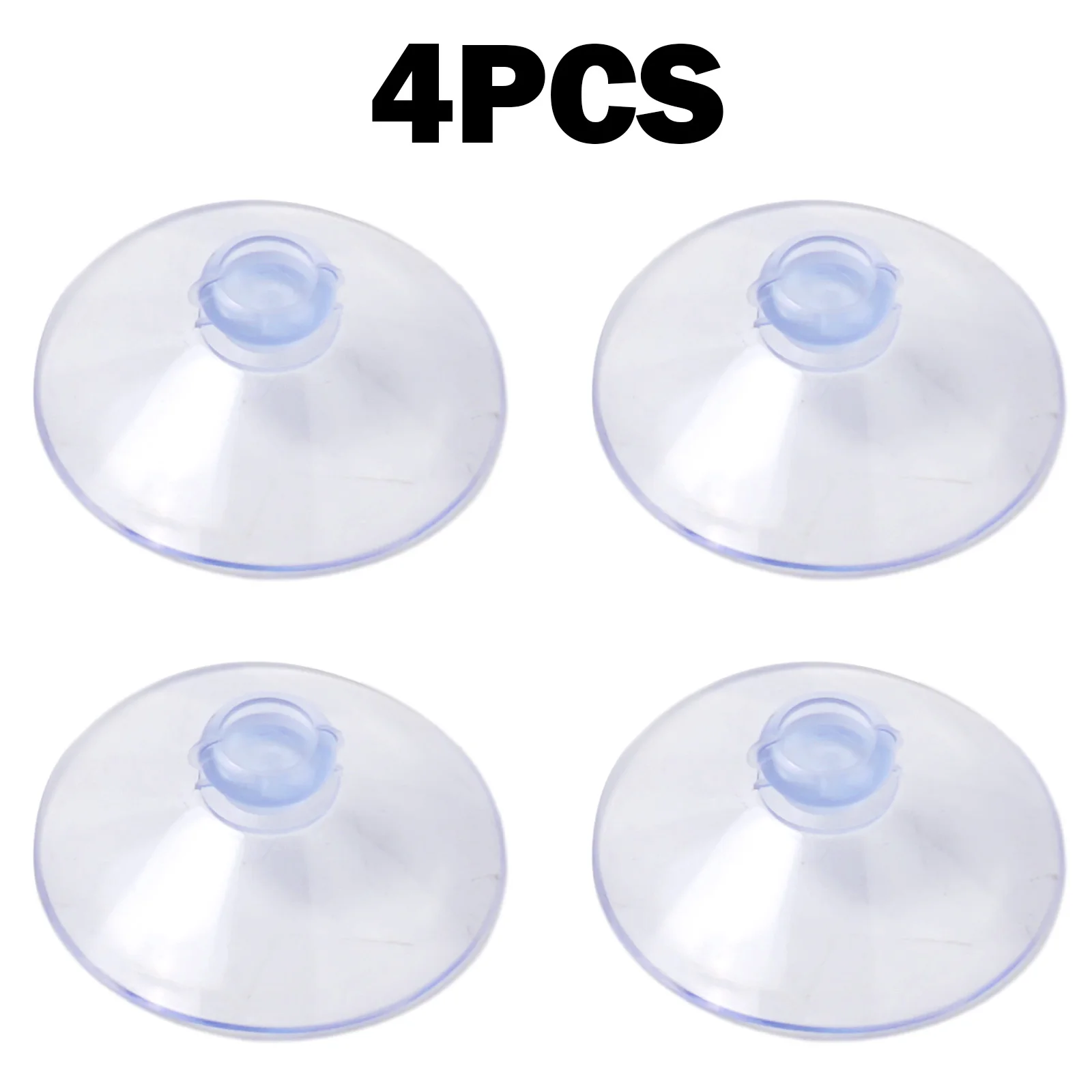 4/10PCS 55mm/50mm Mushroom Head Clear Suction Cups Thumb Nut Strong Vacuum Suckers PVC Transparent Kitchen Bathroom Wall Hooks