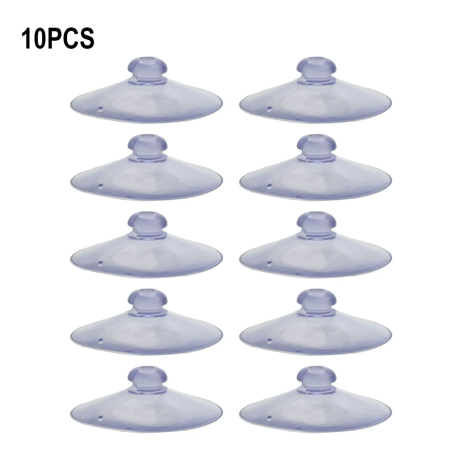 4/10PCS 55mm/50mm Mushroom Head Clear Suction Cups Thumb Nut Strong Vacuum Suckers PVC Transparent Kitchen Bathroom Wall Hooks