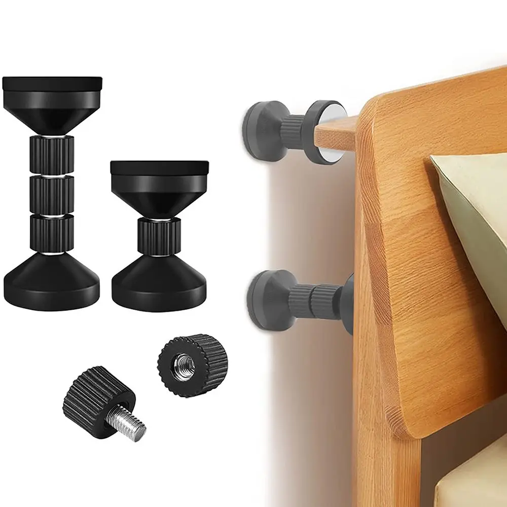Bed Frame Anti-Shake Adjustable Thread Headboard Stopper Bedside Telescopic Support Cabinet Sofa Funiture Stabilizer Fixator