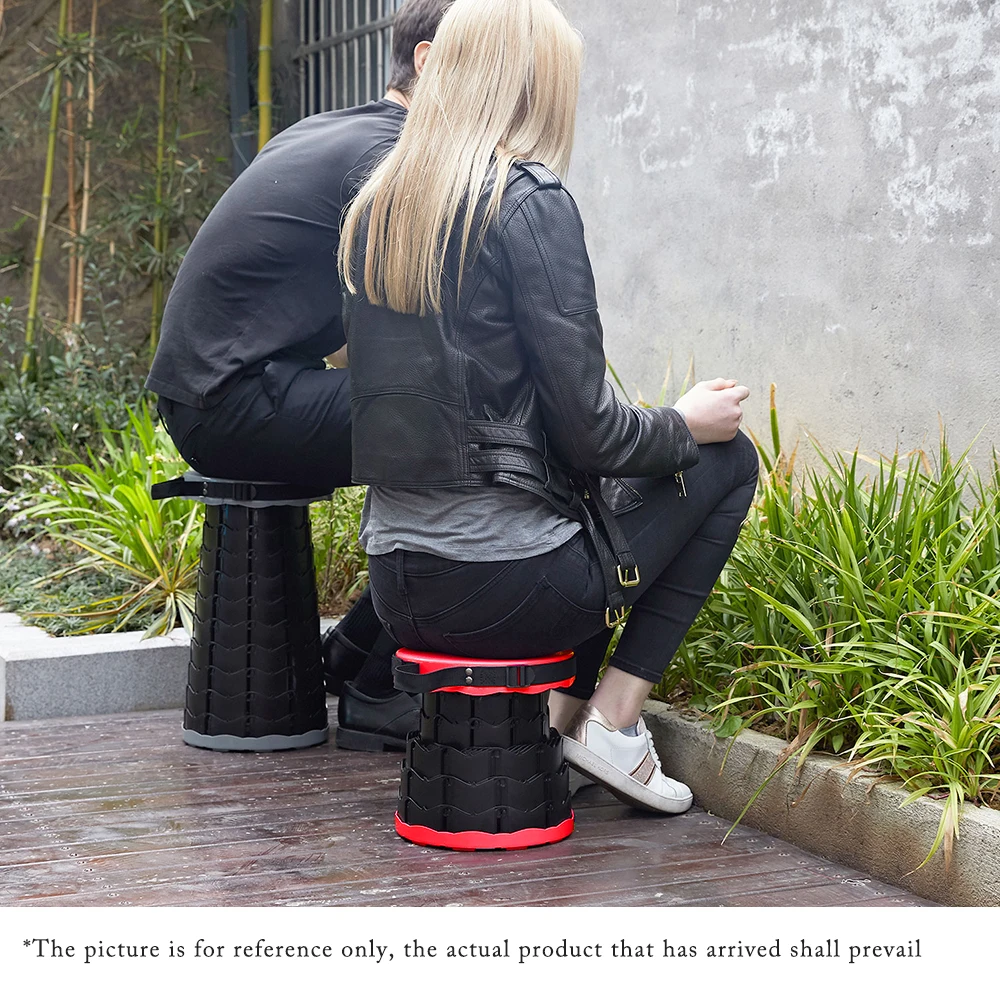 Outdoor Furniture Retractable Stool Chairs Portable Stool Lounge Folding Chair Camping Stool Foldable Convenient Fishing Chair
