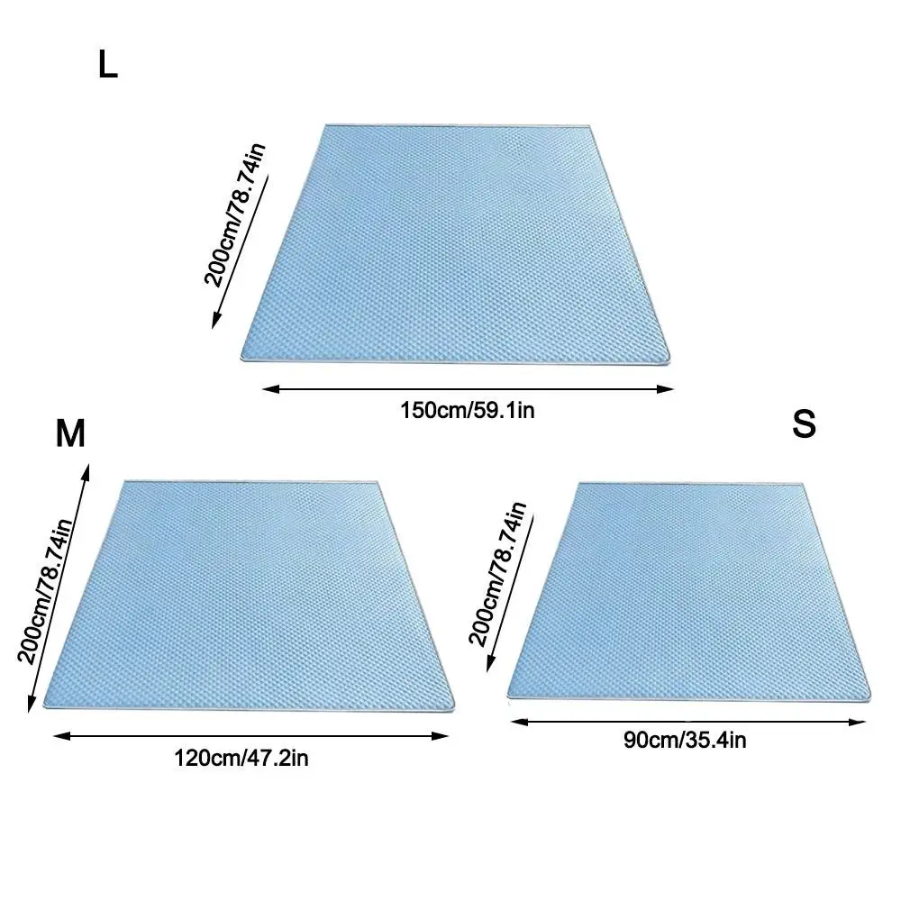 Breathable Cooling Mattress Skin-friendly Washable Summer Sleeping Mat Lightweight Comfortable Smooth Air Condition Cushion