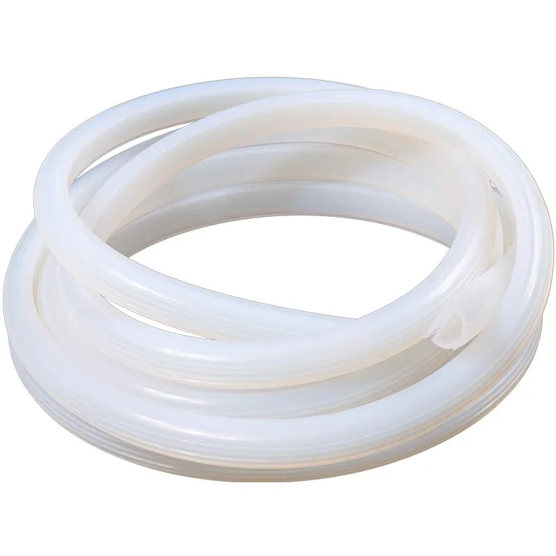 1/2/5Meter High Temperature Resistance Red White E Shape Highly Elastic Silicone Strip Suitable For Ovens Steaming Machine