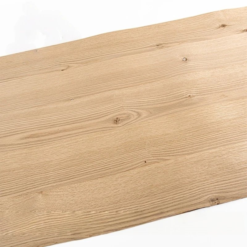 0.5mm Thick Natural Knotted Oak Wood Veneer for Furniture Projects, Interior Decoration and Vintage Style Renovation Work