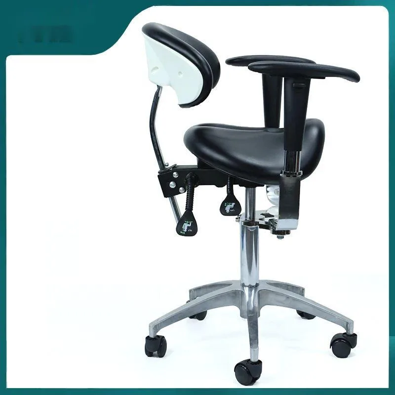 Surgical Saddle Nail Salon Chairs Lifting Armrest Physician Adjustable Backrest Doctor Chair Horse Riding Manicure 의자 Silla