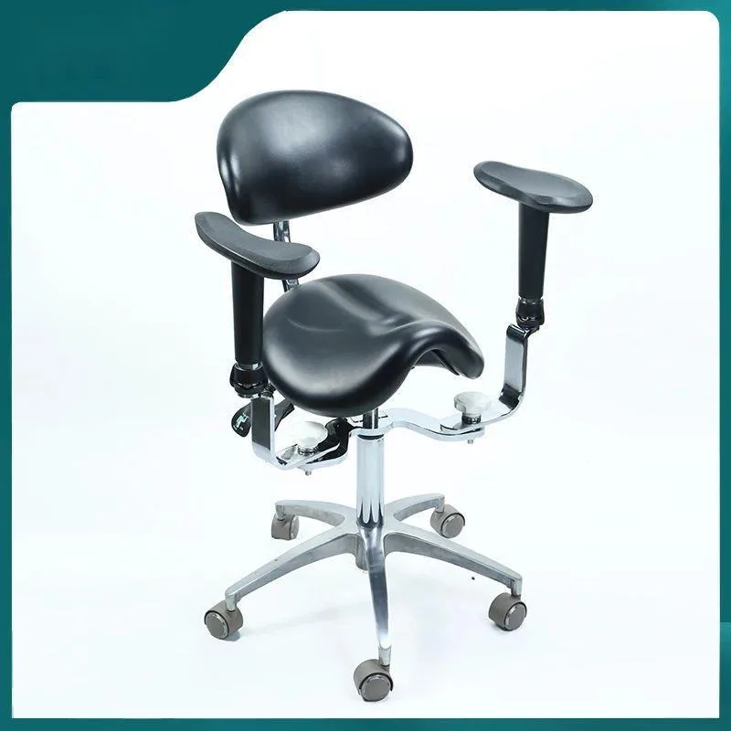 Surgical Saddle Nail Salon Chairs Lifting Armrest Physician Adjustable Backrest Doctor Chair Horse Riding Manicure 의자 Silla