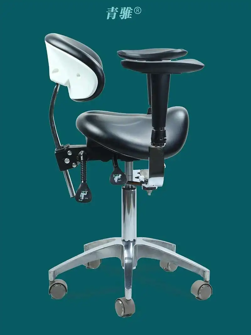 Surgical Saddle Nail Salon Chairs Lifting Armrest Physician Adjustable Backrest Doctor Chair Horse Riding Manicure 의자 Silla