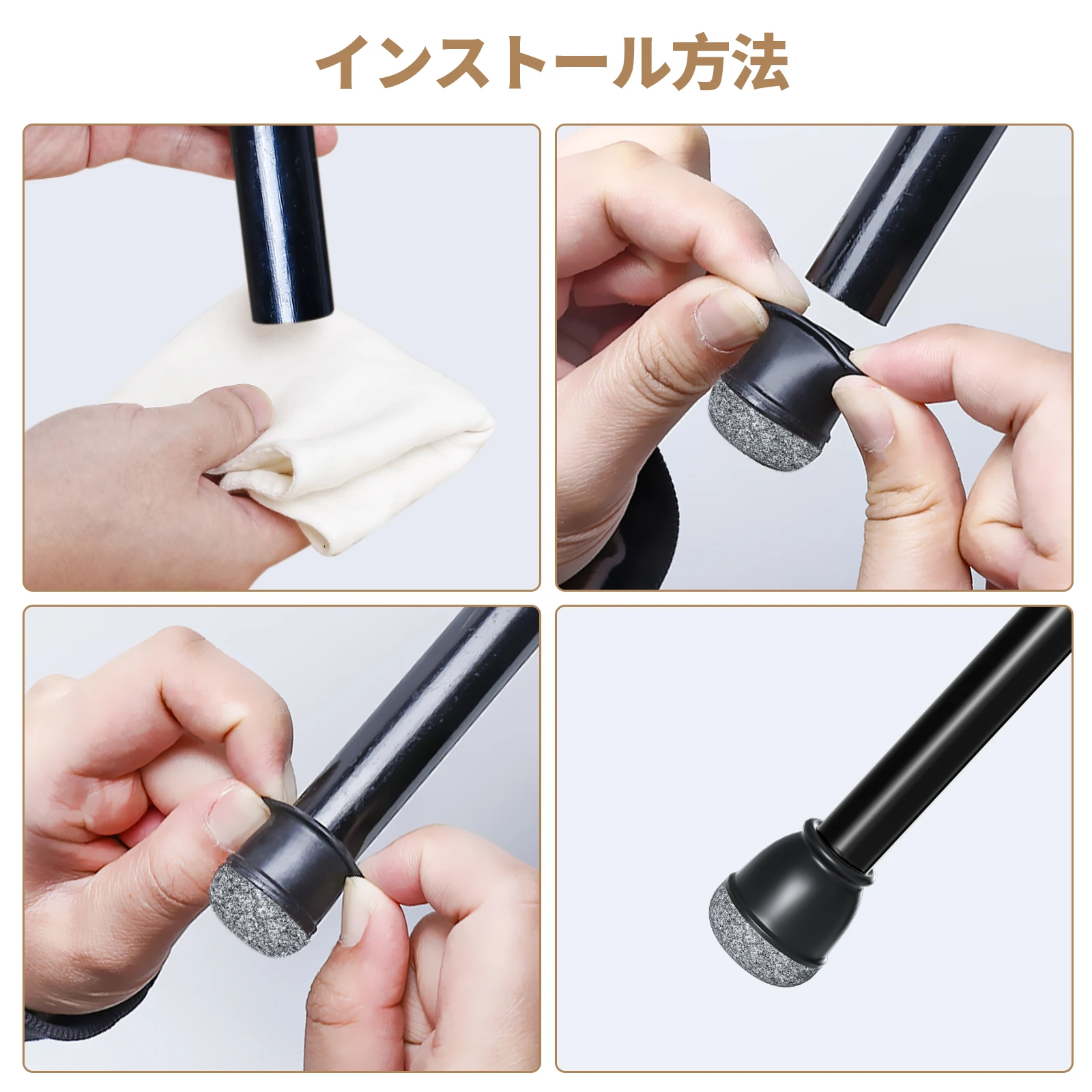 8pcs Round Chair Leg Protectors Foot Cover Diagonal with Thick Wrap Felt Pads Silicone Furniture Table Feet Protect Floors