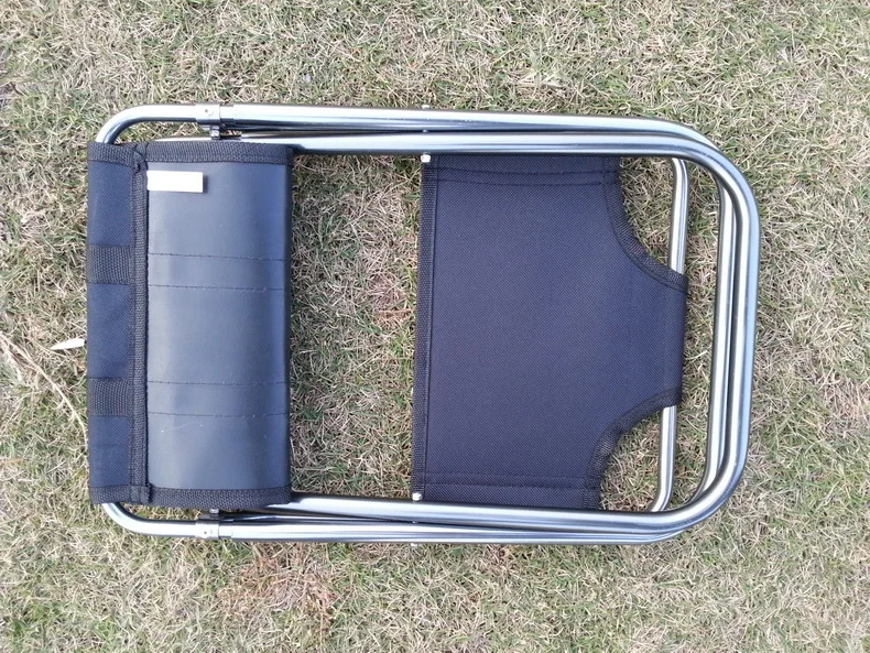 Portable Lightweight Folding Aluminum Alloy Camping Stool Outdoor Travel Fish Small Chair Durable Picnic Seat for Hiking