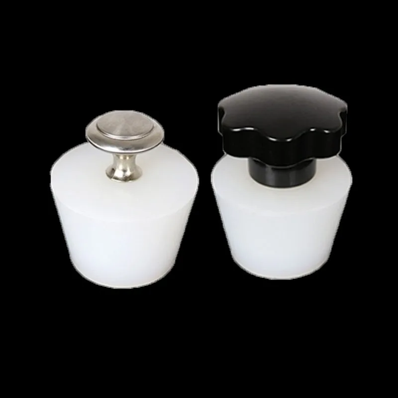 1-10pcs Food Grade Silicone Bottle Stopper Solid Rubber Plug Dia 8-110mm Hight 11-53mm For Wine Bottle Test Tube Glass Container