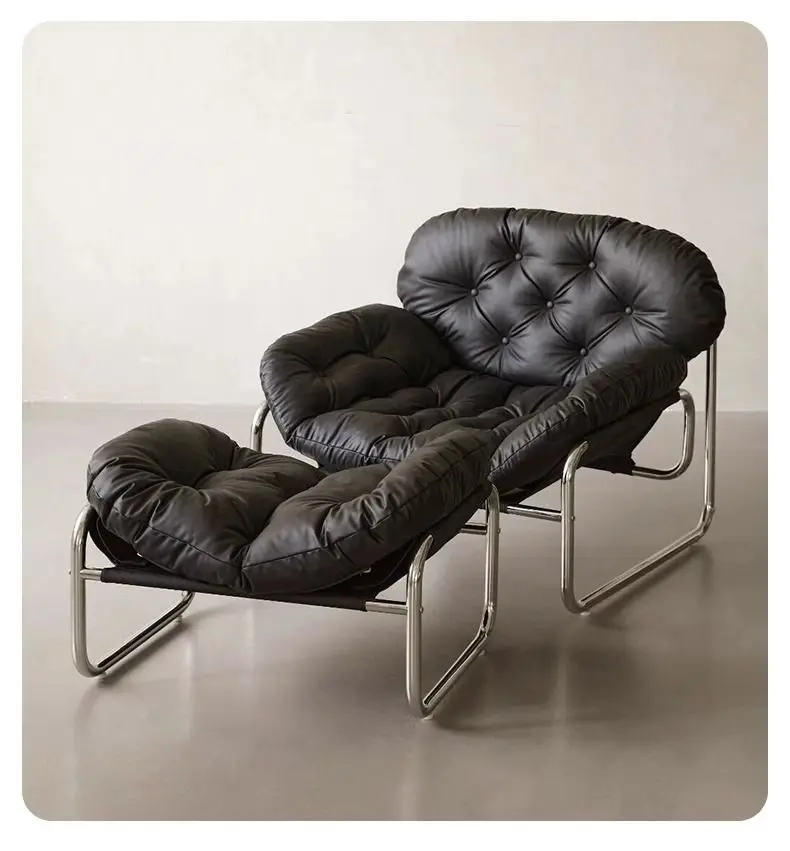 MOMO Single Sofa Chair Living Room Minimalist Leisure Chair Modern Lunch Break Combination Chair Balcony Bedroom Lazy Chair