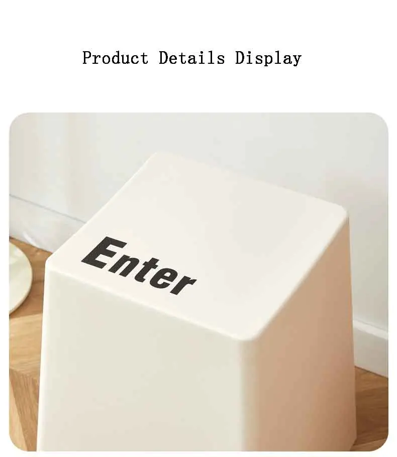 Creative Plastic Dining Stool,Nordic Furniture,High Stools,Mobile Seat,Footstool,Modern Leisure Chair,Keyboard Stool,Customized