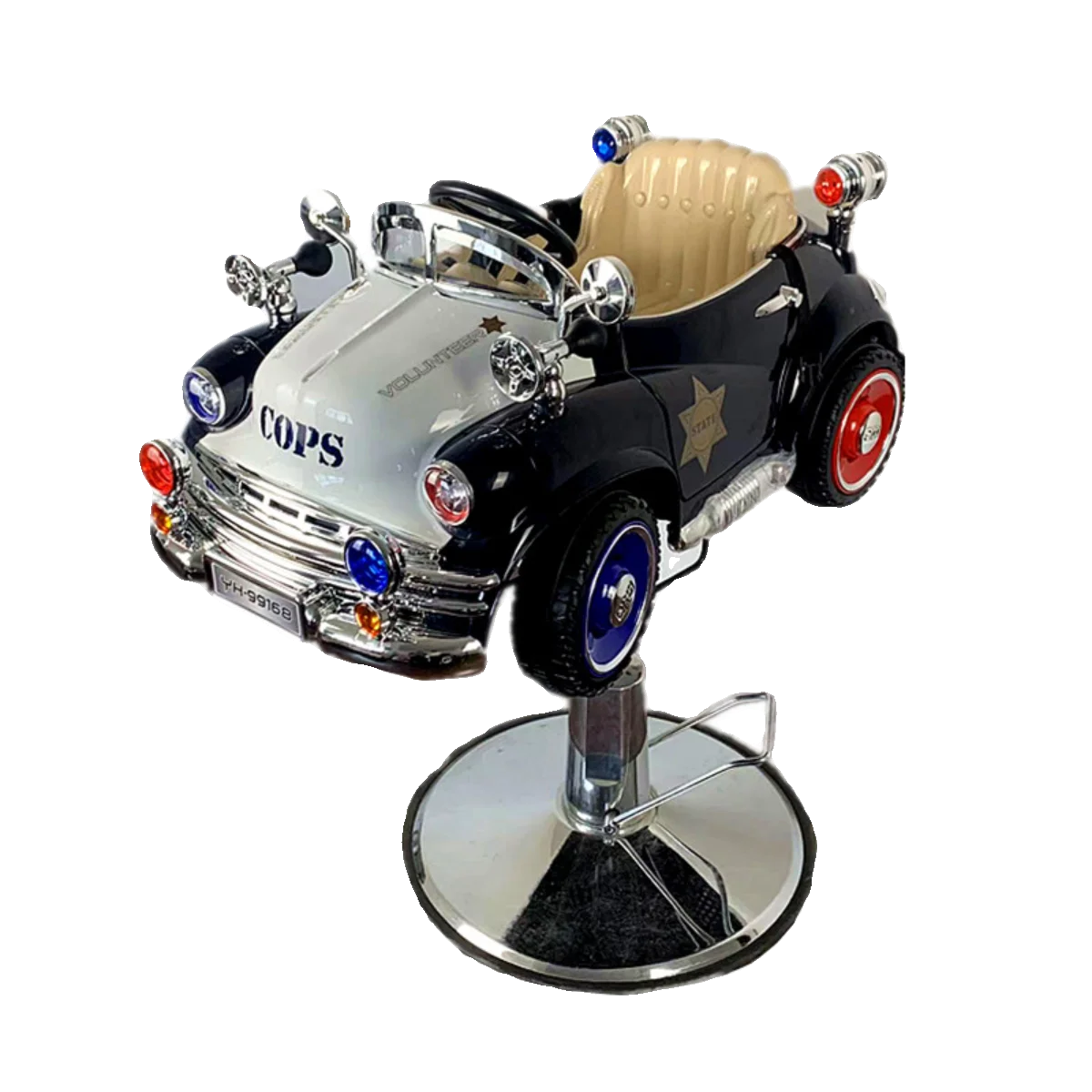 Hair Logarin Hair Store Children's Car Chair Cartoon Hair Sea Music Haircut Belly Fair Chair Barber Accessories Chairs Salon