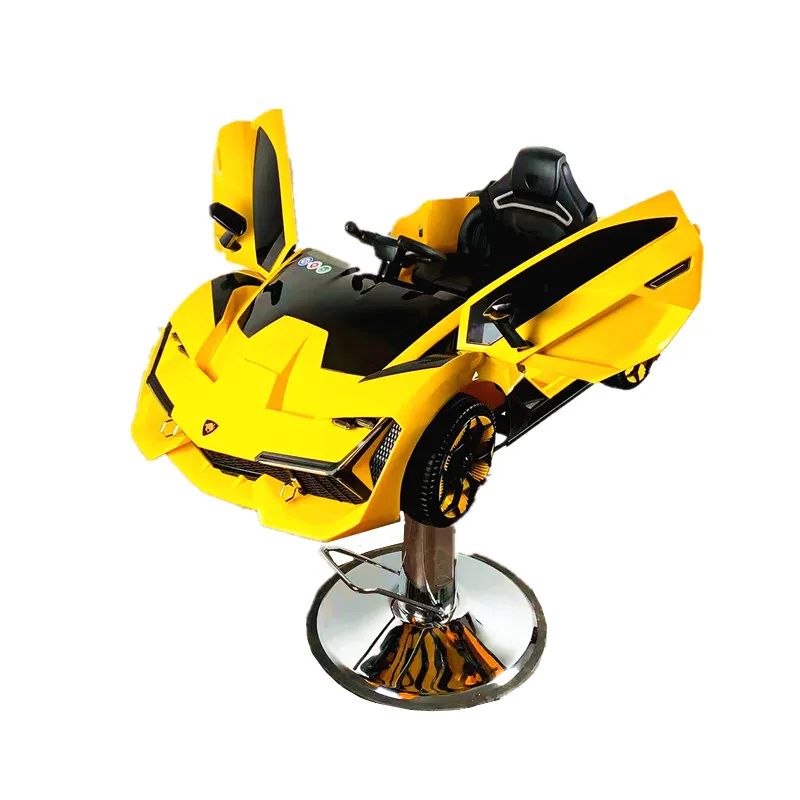 Hair Logarin Hair Store Children's Car Chair Cartoon Hair Sea Music Haircut Belly Fair Chair Barber Accessories Chairs Salon