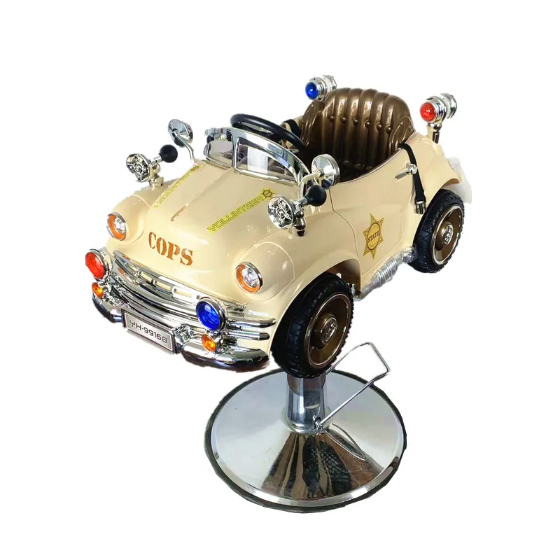 Hair Logarin Hair Store Children's Car Chair Cartoon Hair Sea Music Haircut Belly Fair Chair Barber Accessories Chairs Salon