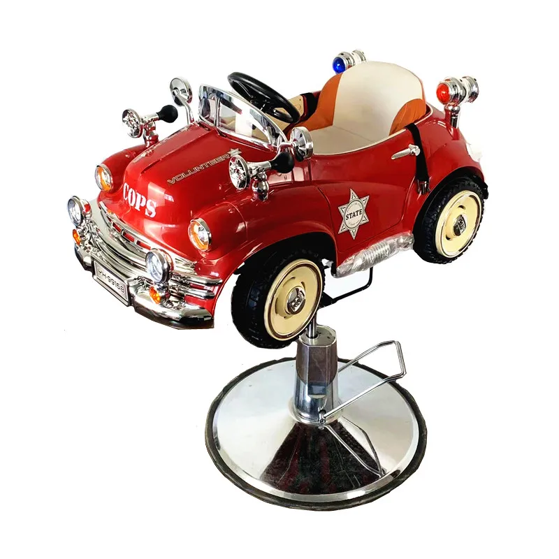Hair Logarin Hair Store Children's Car Chair Cartoon Hair Sea Music Haircut Belly Fair Chair Barber Accessories Chairs Salon