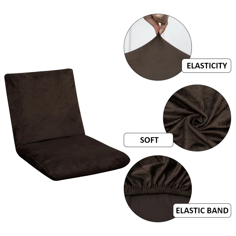 Lazy Sofa Tatami Chair Cover Seat Chair Cover Japanese Folding Dormitory Bed Armchair Case for Legless Recliner Student Sofa Bed
