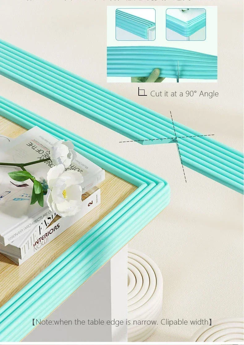 2m Baby Safety Protection Strip Household Table Edge Protection Strip Corner Protection Furniture Accessories