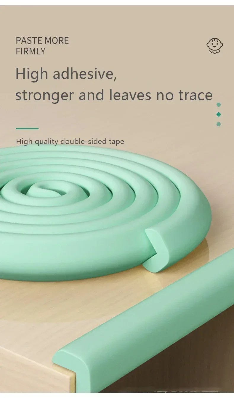 2m Baby Safety Protection Strip Household Table Edge Protection Strip Corner Protection Furniture Accessories