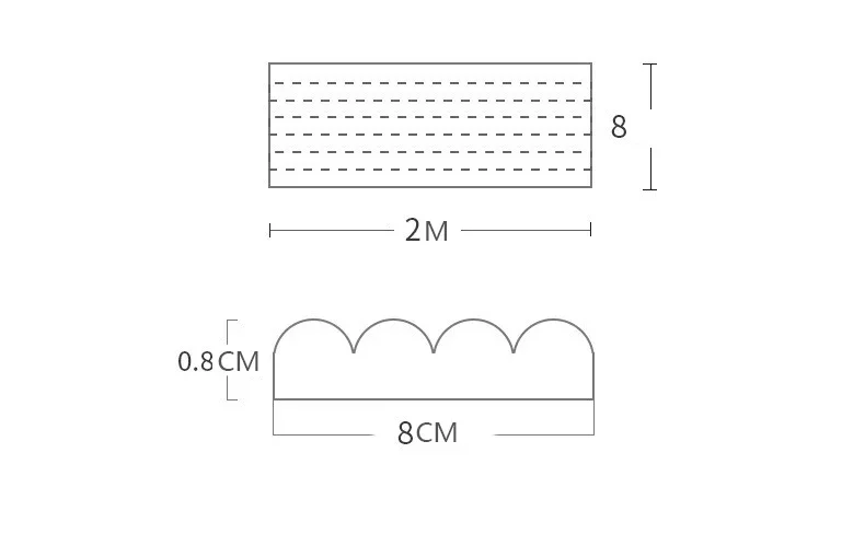 2m Baby Safety Protection Strip Household Table Edge Protection Strip Corner Protection Furniture Accessories