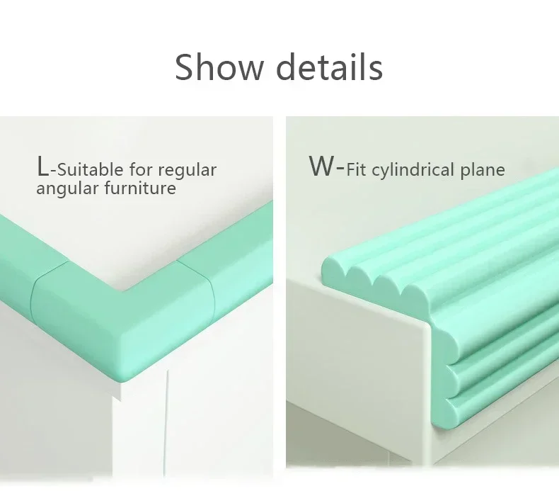 2m Baby Safety Protection Strip Household Table Edge Protection Strip Corner Protection Furniture Accessories