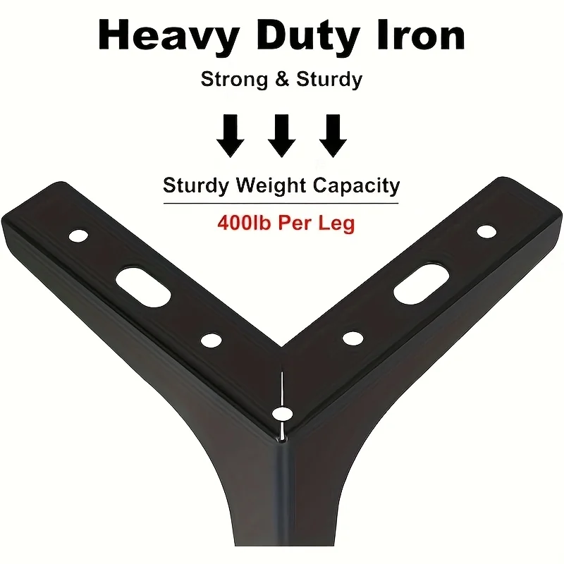 4PCS black height modern furniture sofa legs metal matte black treatment table cabinet legs furniture accessories
