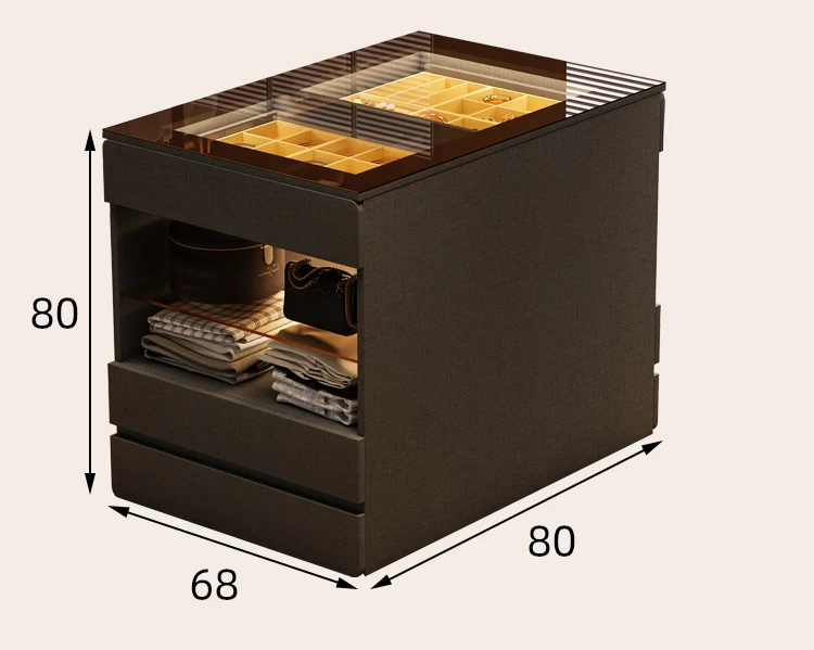 R Standing Display Living Room Cabinets Floor Salon Organizer Cube Cabinet Luxury Jewelry Meuble De Rangements Home Accessories