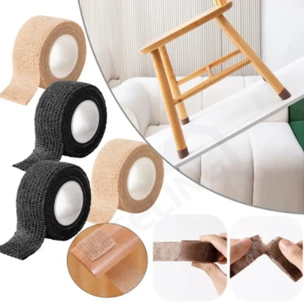 Anti-slip Felt Furniture Roll Chair Table Leg Cover Stickers Pads Self Adhesive Furniture Sliding Strip for Sofa Floor Protector