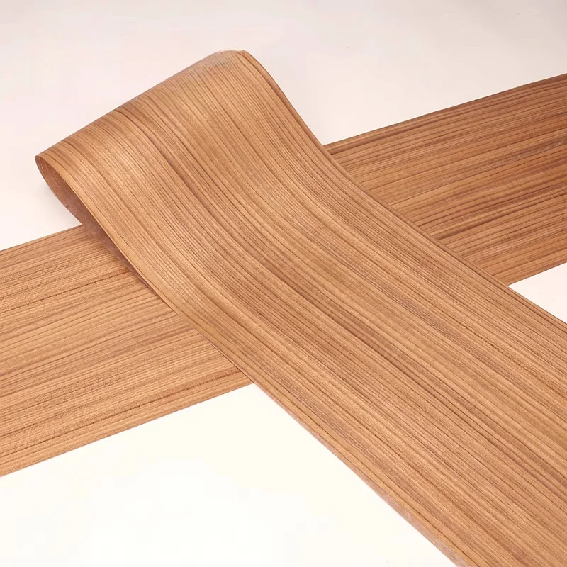 Home Wooden Furniture Veneer Thickness 0.2mm Natural Teak Veneer Wooden Sheet for Furniture Cabinet/Wood Door Decoration