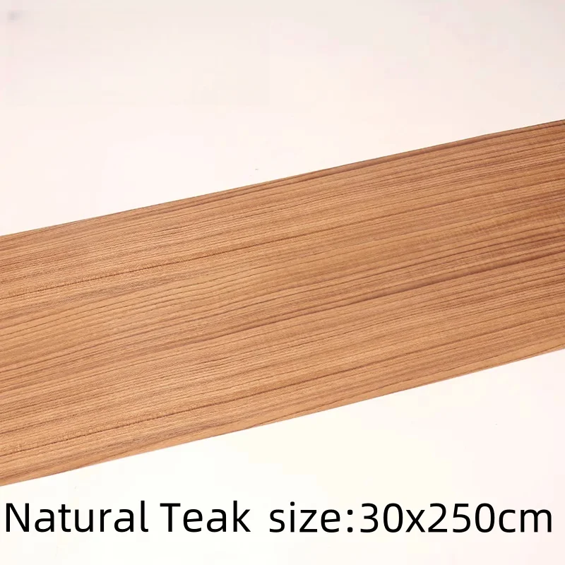 Home Wooden Furniture Veneer Thickness 0.2mm Natural Teak Veneer Wooden Sheet for Furniture Cabinet/Wood Door Decoration