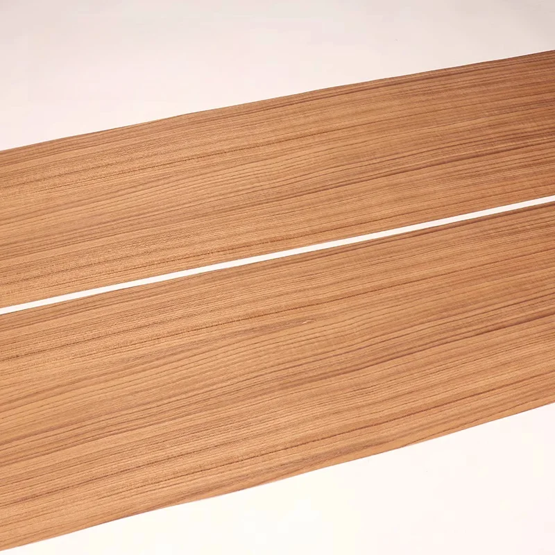 Home Wooden Furniture Veneer Thickness 0.2mm Natural Teak Veneer Wooden Sheet for Furniture Cabinet/Wood Door Decoration