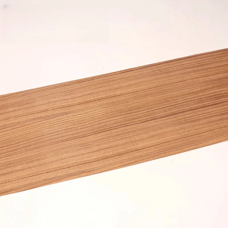 Home Wooden Furniture Veneer Thickness 0.2mm Natural Teak Veneer Wooden Sheet for Furniture Cabinet/Wood Door Decoration
