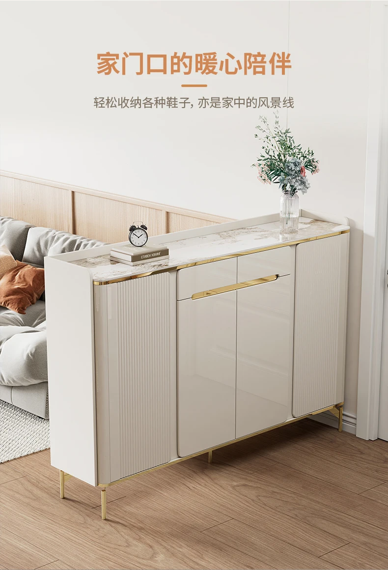 Design Neutral Living Room Cabinets Luxury European Modern Elegant Living Room Cabinets Beauty Storage Szafka Vintage Furniture