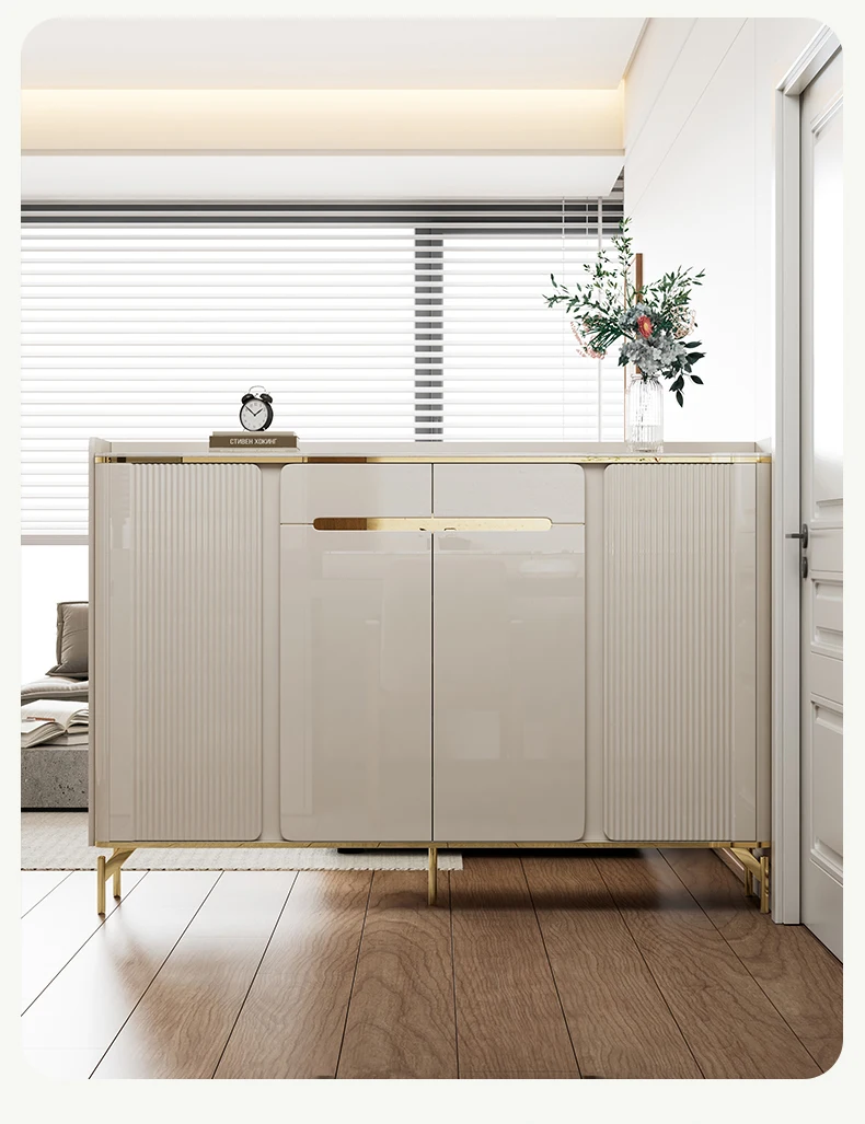 Design Neutral Living Room Cabinets Luxury European Modern Elegant Living Room Cabinets Beauty Storage Szafka Vintage Furniture