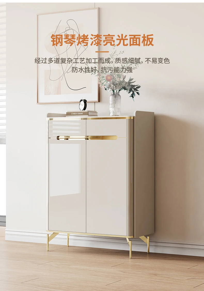Design Neutral Living Room Cabinets Luxury European Modern Elegant Living Room Cabinets Beauty Storage Szafka Vintage Furniture