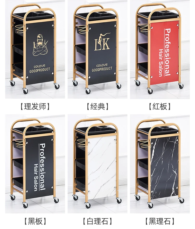 Trolley for Hairdresser Barberia Multi-purpose Organizer Professional Hairdressing Trolley To Transport Things Barber Furniture