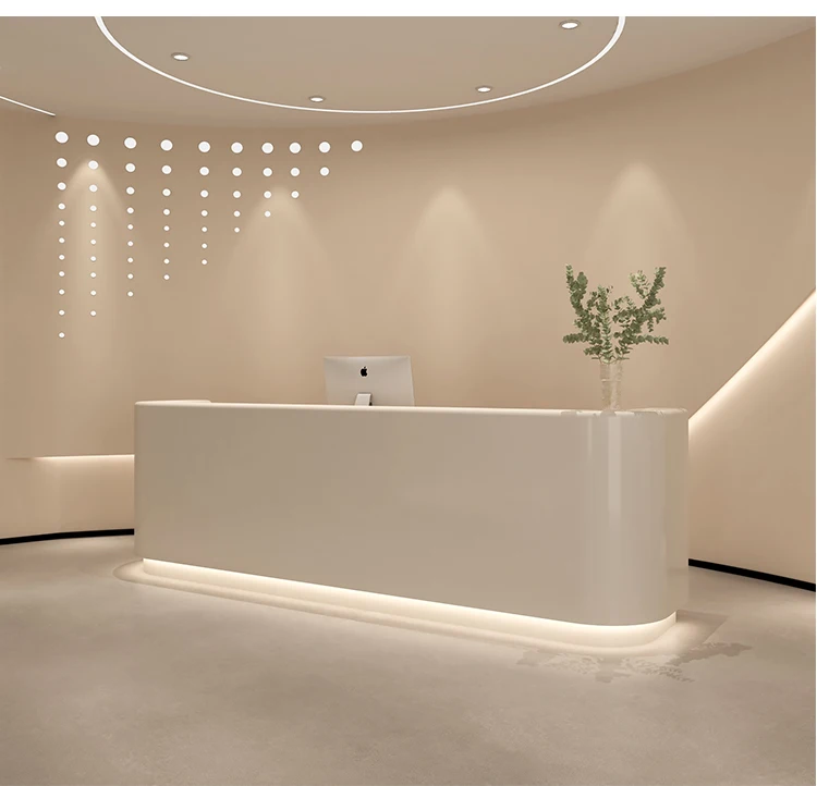 Beauty salon simple cream wind checkout page medical beauty dental clinic bar table clothing store yoga studio company front des