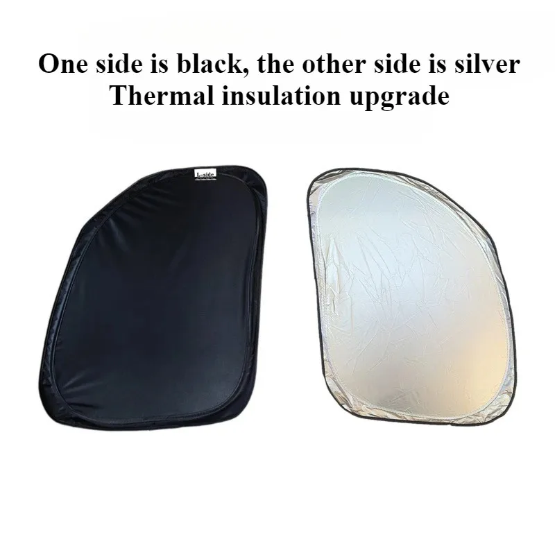 Airbus A320 321 sunshade, titanium silver portable, foldable sun shield, UV protection, sun protection, heat insulation