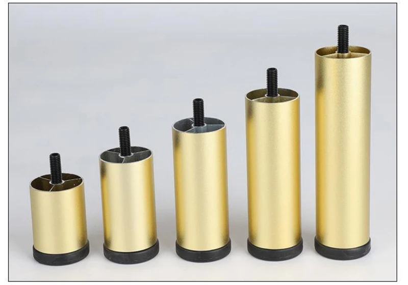 4PCS Adjustable Furniture Leg M8 Aluminum Alloy Table Legs For TV Cabinet,Wardrobe,Raised Refrigerator Washing Machine Feet