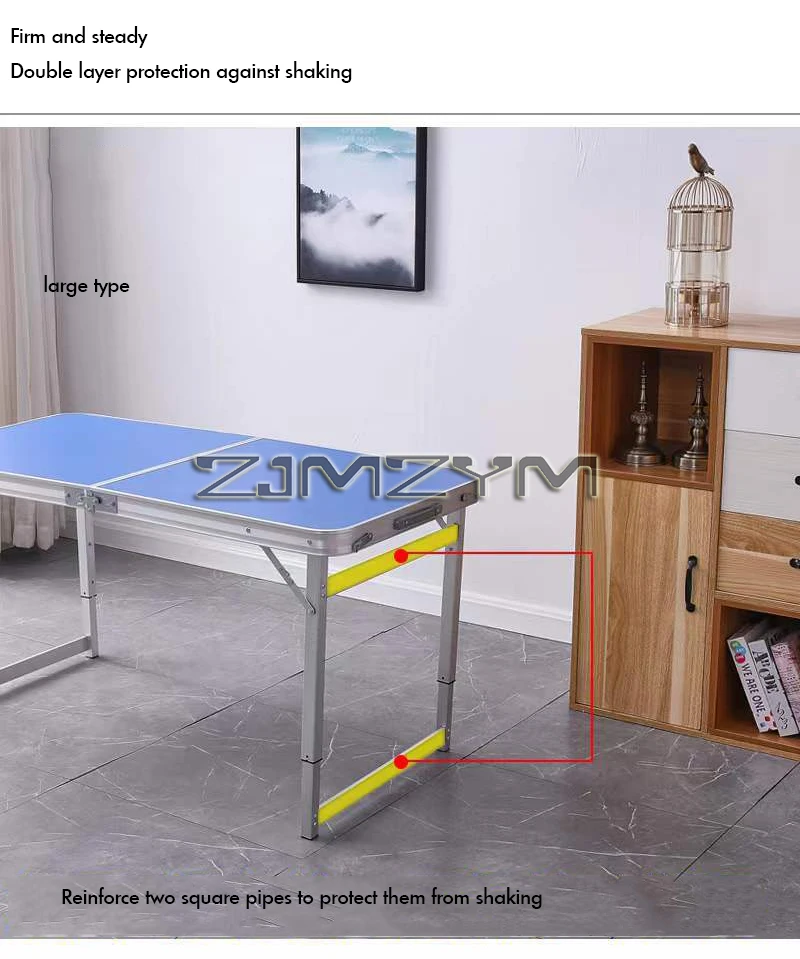 Aluminum Alloy Foldable Tables For Rental Housing, Dining Tables, Small Dining Tables, Stalls, Dedicated Small Tables