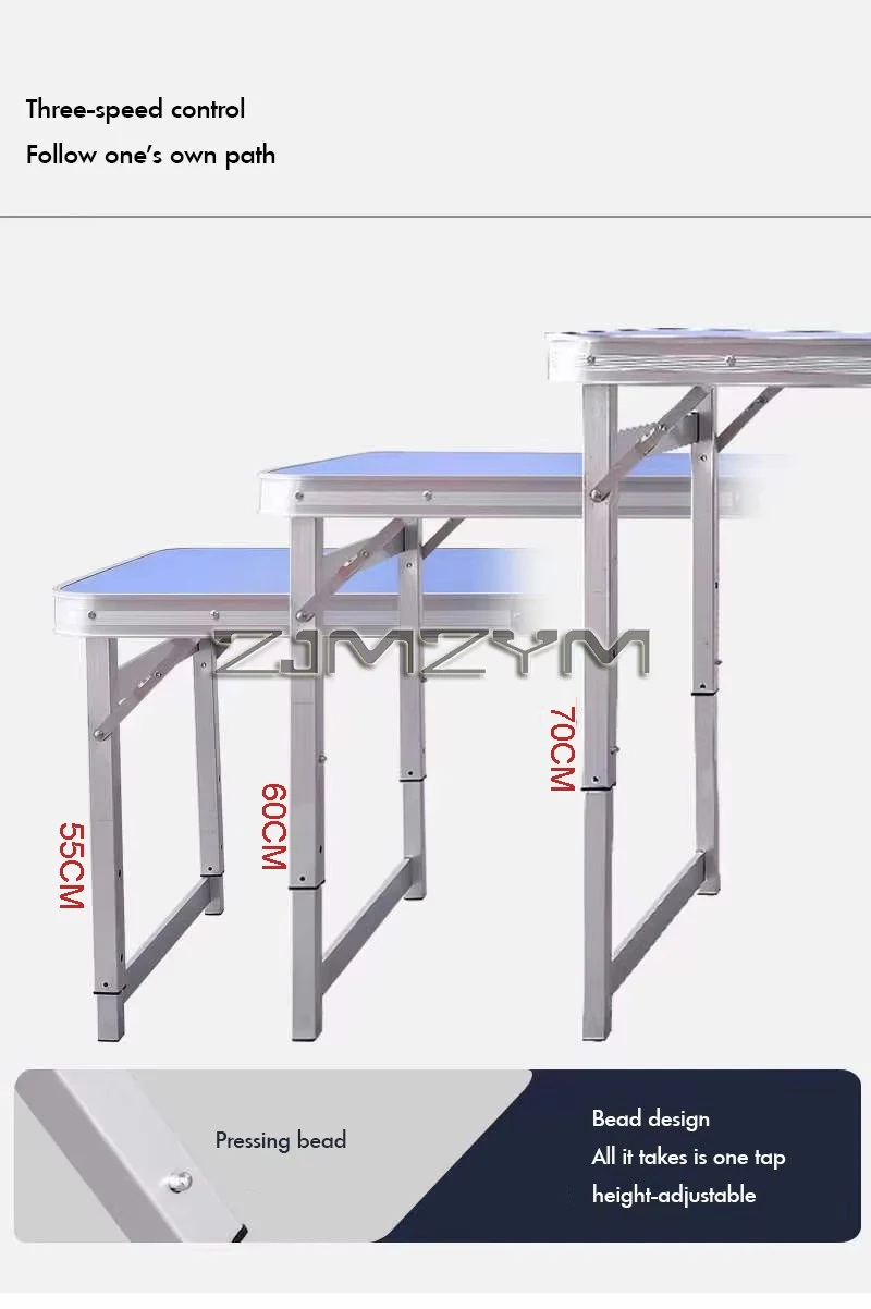 Aluminum Alloy Foldable Tables For Rental Housing, Dining Tables, Small Dining Tables, Stalls, Dedicated Small Tables