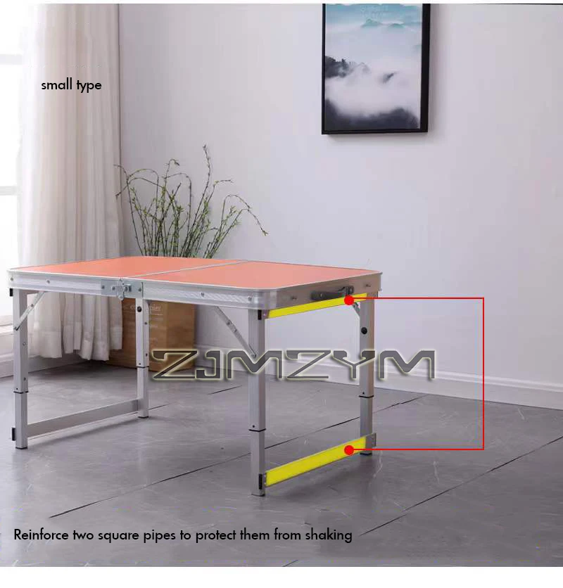 Aluminum Alloy Foldable Tables For Rental Housing, Dining Tables, Small Dining Tables, Stalls, Dedicated Small Tables