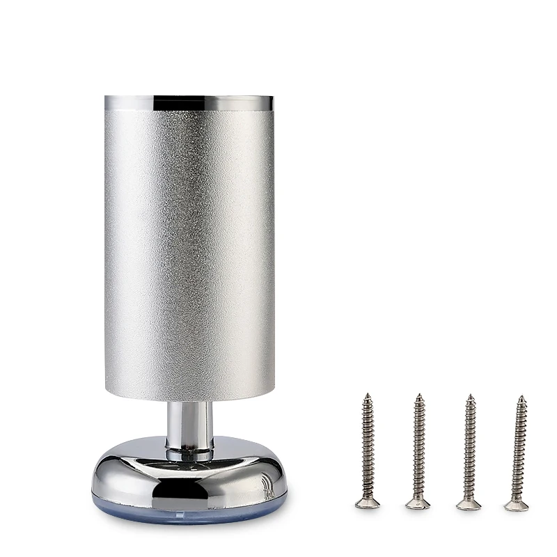 KAK 4pcs Aluminum Alloy Furniture Legs Adjustable Sofa Leg Table Feet Replacement 6-30CM Heavy Duty 400KG Furniture Support Leg