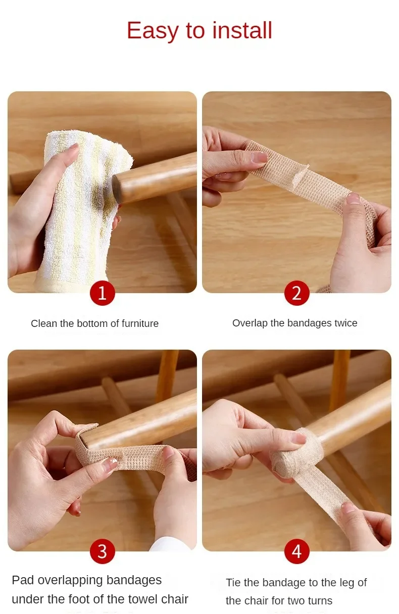 1/3/5/10Pcs Chair Leg Covers Anti-slip Table Leg Furniture Foot Protection Pad Non-Woven Wood Floor Protection Mat Home Decor