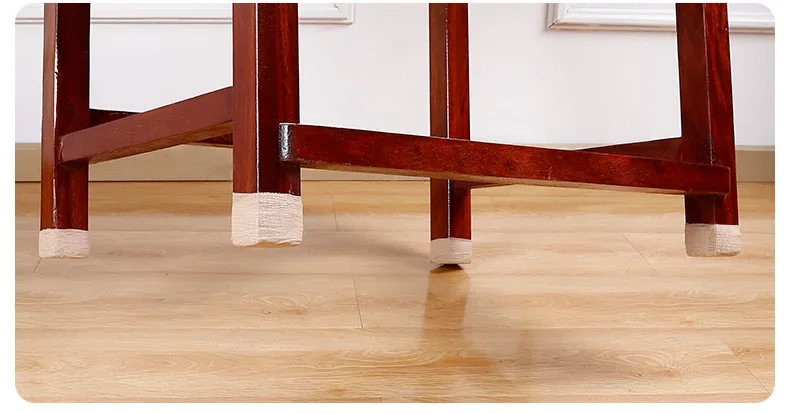 1/3/5/10Pcs Chair Leg Covers Anti-slip Table Leg Furniture Foot Protection Pad Non-Woven Wood Floor Protection Mat Home Decor